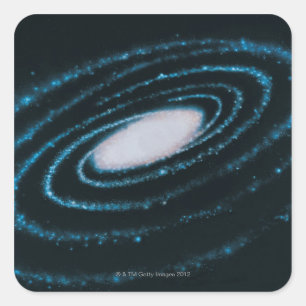 Sticker Carré Galaxies actives