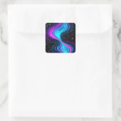 Sticker Carré Galaxy v2 muet (Sac)