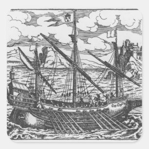 Sticker Carré Galerie française