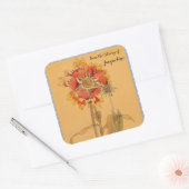 Sticker Carré Gallardia par Charles Mackintosh (Enveloppe)