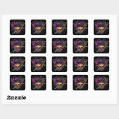 Sticker Carré Gamer Boy (Feuille)