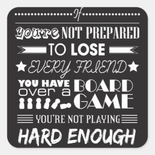 Sticker Carré Gamer hardcore