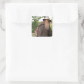 Sticker Carré GANDALF™ avec Casquette (Sac)