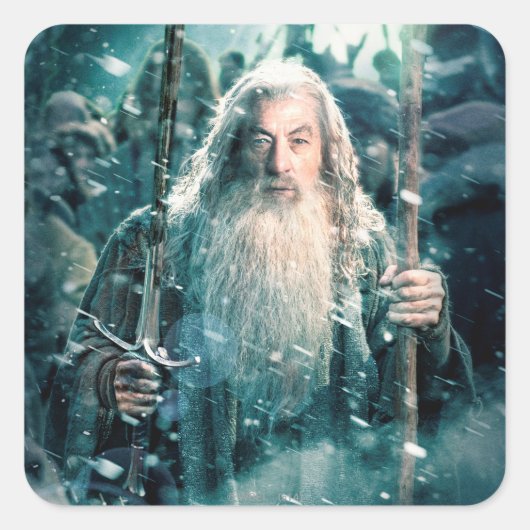 Sticker Carré Gandalf Le Grey (Devant)