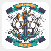 Sticker Carré Garde côtière (Devant)