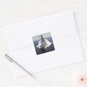 Sticker Carré Garde côtière américaine Cutter Waesche (Enveloppe)