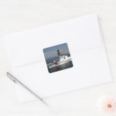 Sticker Carré Garde côtière américaine Cutter Waesche 3 (Enveloppe)