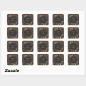 Sticker Carré Garden Floury (Feuille)