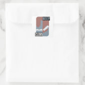 Sticker Carré Garder propre (Sac)