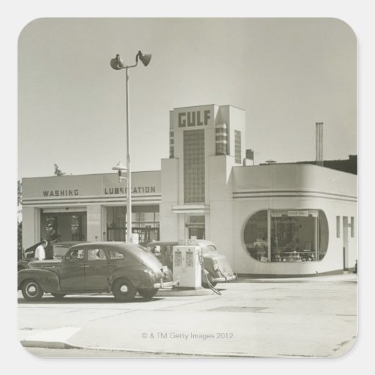 Sticker Carré Gare (Devant)