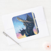 Sticker Carré Gargoyle Guardian (Enveloppe)