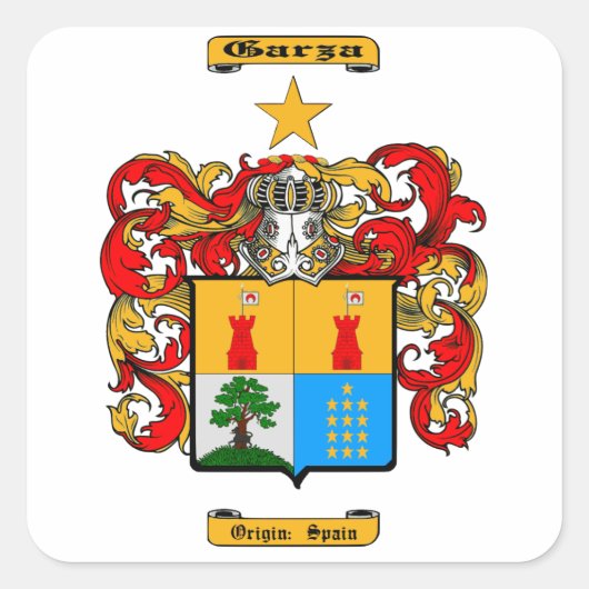 Sticker Carré Garza (Devant)