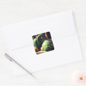 Sticker Carré Gastronomie Gourmande Nature (Enveloppe)