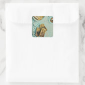 Sticker Carré Gâteau à la crème glacée (Sac)