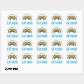 Sticker Carré Gay Mom (Feuille)