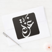 Sticker Carré Gaza Large 3inch (feuille de 6) (Enveloppe)