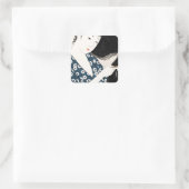 Sticker Carré Geisha Japon (Sac)