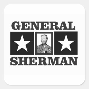 Sticker Carré général Sherman