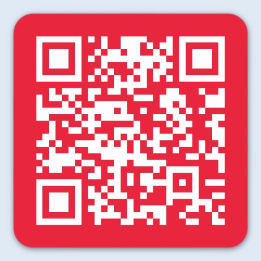 Sticker Carré GÉNÉRER INSTANTANÉMENT QR Code avec n'importe quel