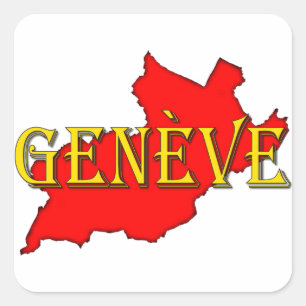 Sticker Carré Genève