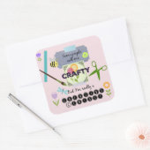 Sticker Carré Génie Créatif ! (Enveloppe)