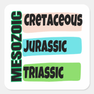 Sticker Carré Géologue