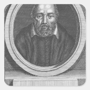 Sticker Carré George Buchanan, gravé pour Universal Magazine