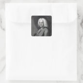 Sticker Carré George Frederic Handel, gravé par Thomson (Sac)