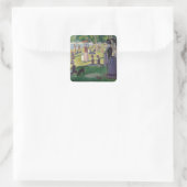 Sticker Carré GEORGE SEURAT - Un dimanche après-midi 1884 (Sac)