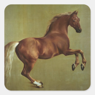Sticker Carré George Stubbs Tirage d'identité, 1762
