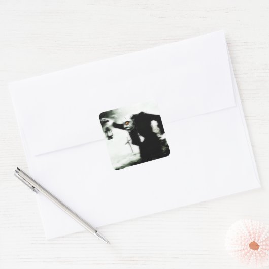 Sticker Carré Ghoul (Enveloppe)
