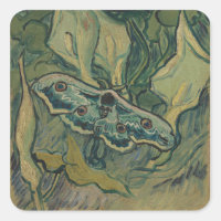 Giant Peacock Moth (1889) par Vincent van Gogh