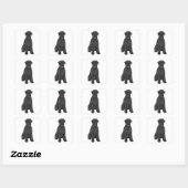 Sticker Carré Giant Schnauzer (Feuille)