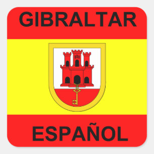 Sticker Carré Gibraltar espagnol 20