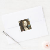 Sticker Carré Ginevra de' Benci Leonardo da Vinci (Enveloppe)