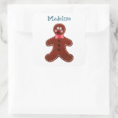 Sticker Carré Gingerbread Man (Sac)