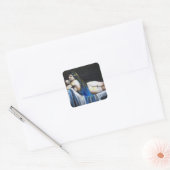STICKER CARRÉ GIPSY BLUE (Enveloppe)
