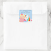 Sticker Carré Girls Unicorn (Sac)