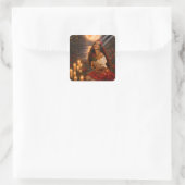 Sticker Carré gitane rouge (Sac)