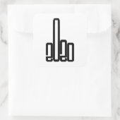 Sticker Carré Give 2020 The Finger 2020 Sucks (Sac)