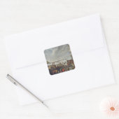 Sticker Carré Glace sur le lagon (Enveloppe)