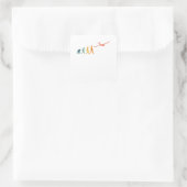 Sticker Carré Glider Evolution Retro Pilot (Sac)