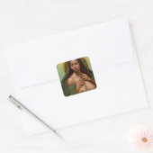 Sticker Carré Gloire au sein divin de Marie (Enveloppe)