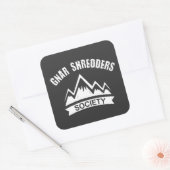 Sticker Carré Gnar Shredders Society (Enveloppe)