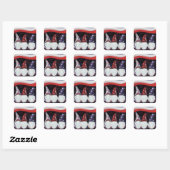 STICKER CARRÉ GNOMES (Feuille)