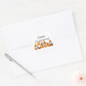 Sticker Carré Gnomes d'Halloween (Enveloppe)
