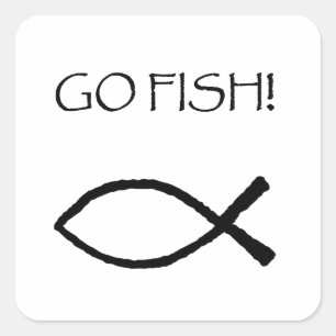 Sticker Carré Go Fish