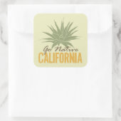 Sticker Carré Go Native California (Sac)