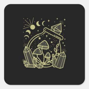 Sticker Carré Goblincore Esthétique Cottagecore Académie Champig