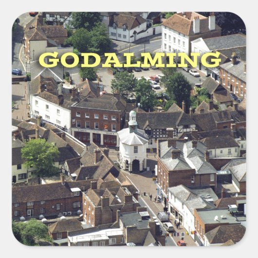 Sticker Carré Godaling Surrey Angleterre (Devant)